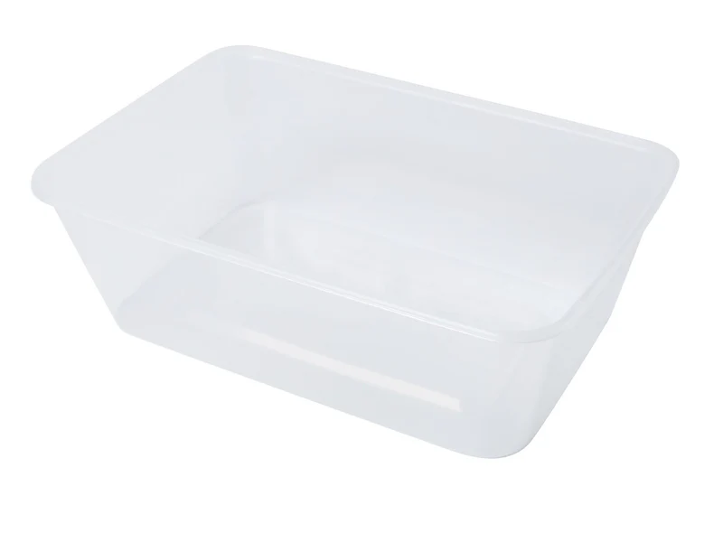 Plastic Rectangular Container 750 ml with lids