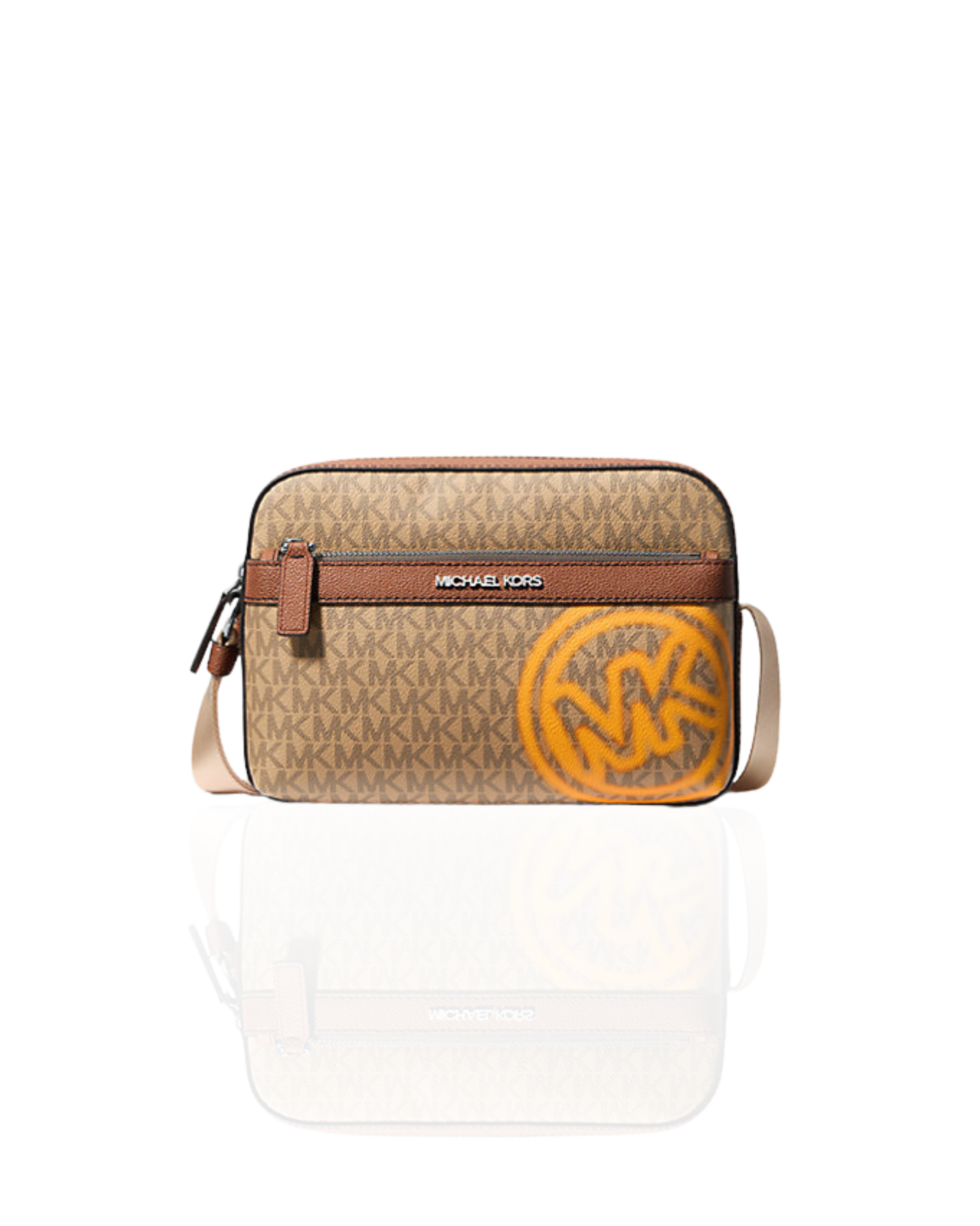 Bandolera Michael Kors Monograma Amarillo