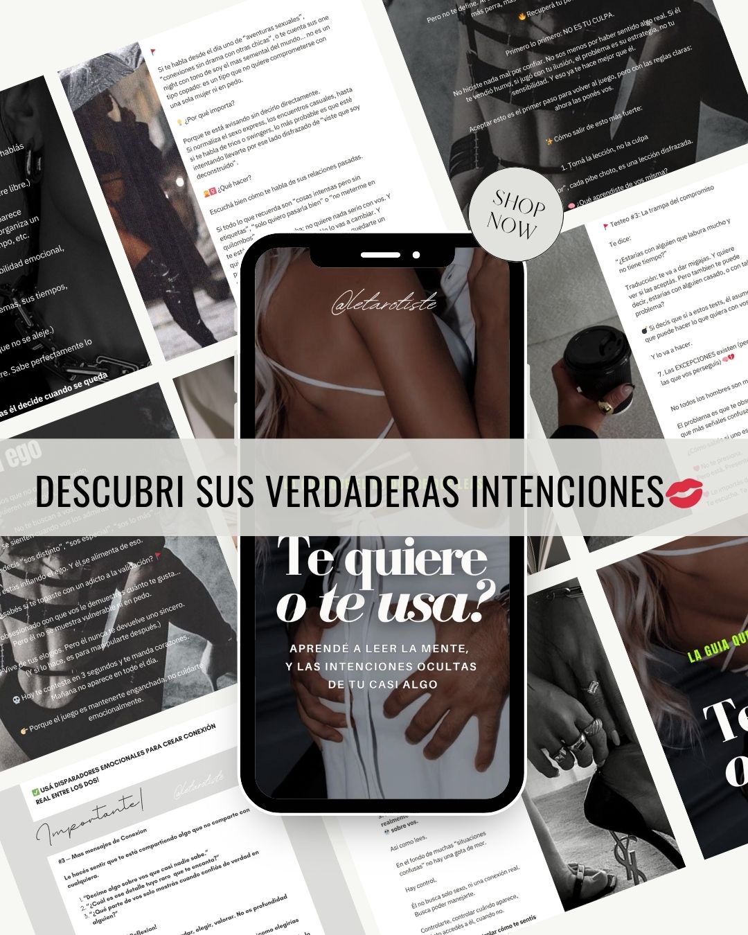 💋 BUNDLE! DOS EBOOKS DIGITALES — ¿Te quiere o te usa? 💩 + El Libro de la Manipulación