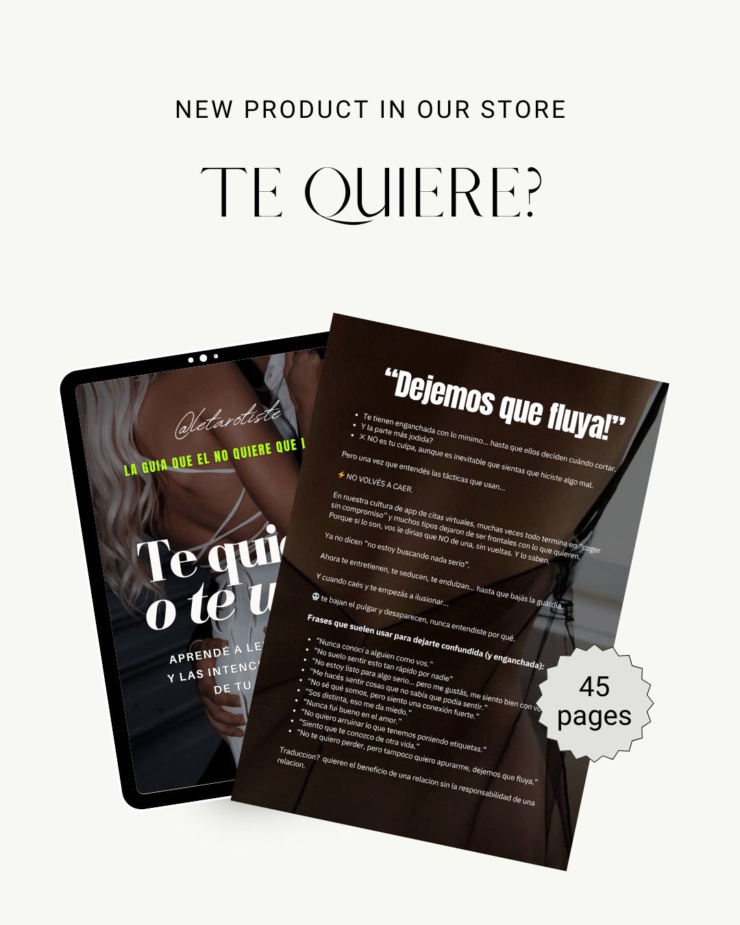 💋 BUNDLE! DOS EBOOKS DIGITALES — ¿Te quiere o te usa? 💩 + El Libro de la Manipulación