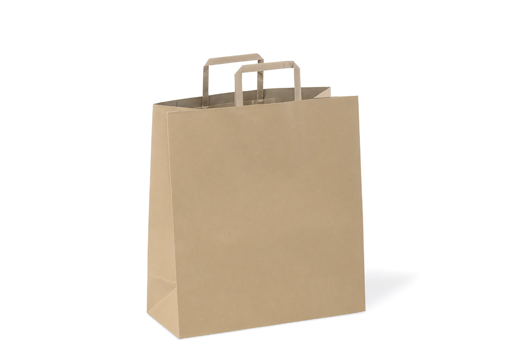 Brown Kraft Bags / Flat Paper Handle 