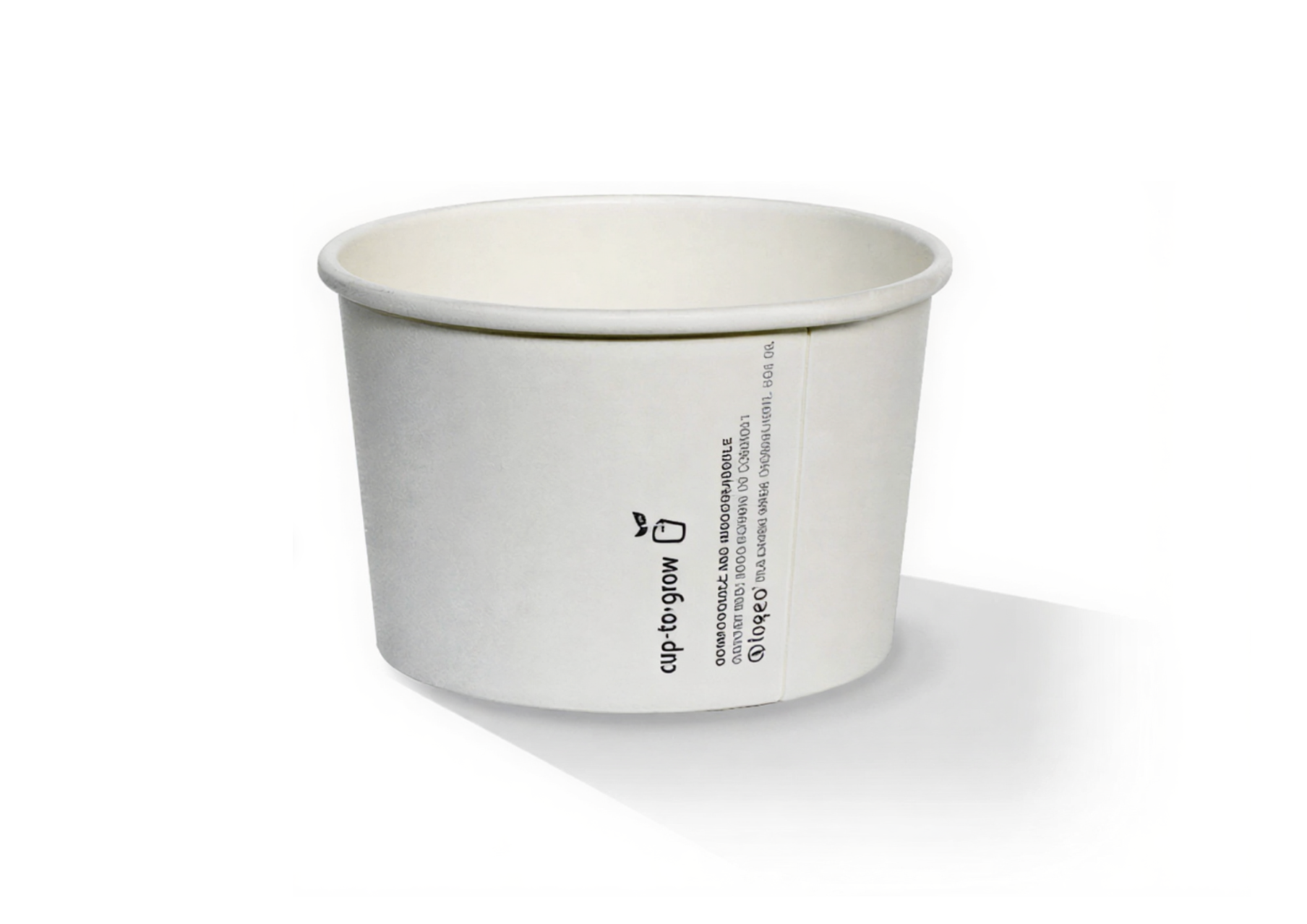 PLA Paper Bowl White 8oz
