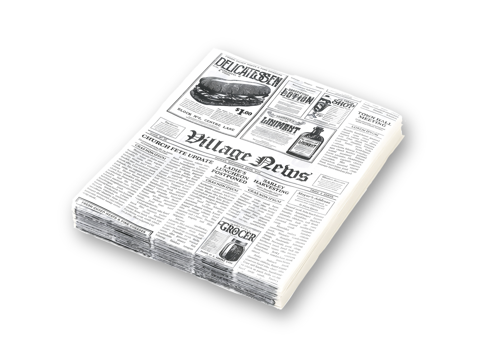 News Print Grease Paper