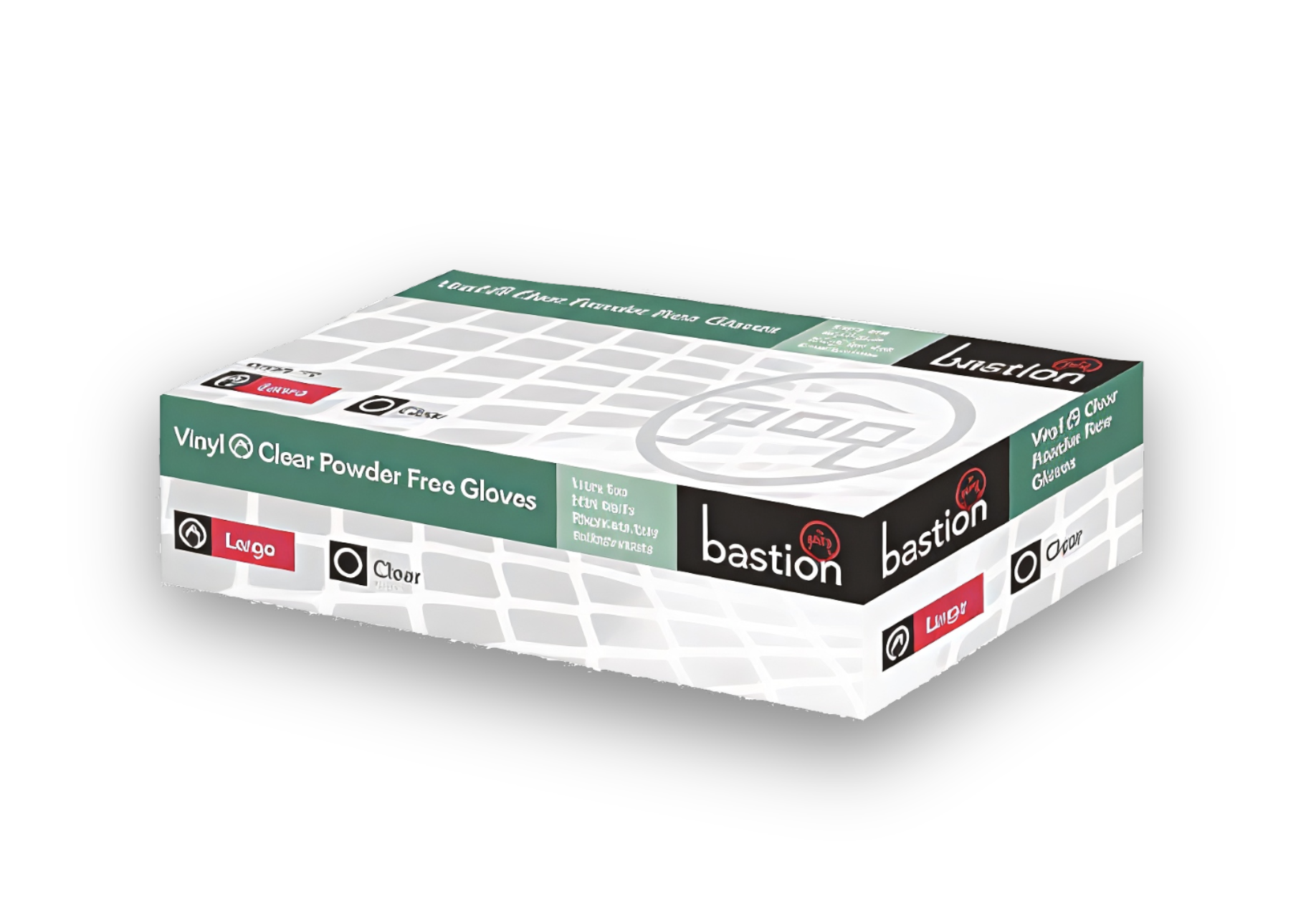 Clear Vinyl Powder Free Gloves (Large)