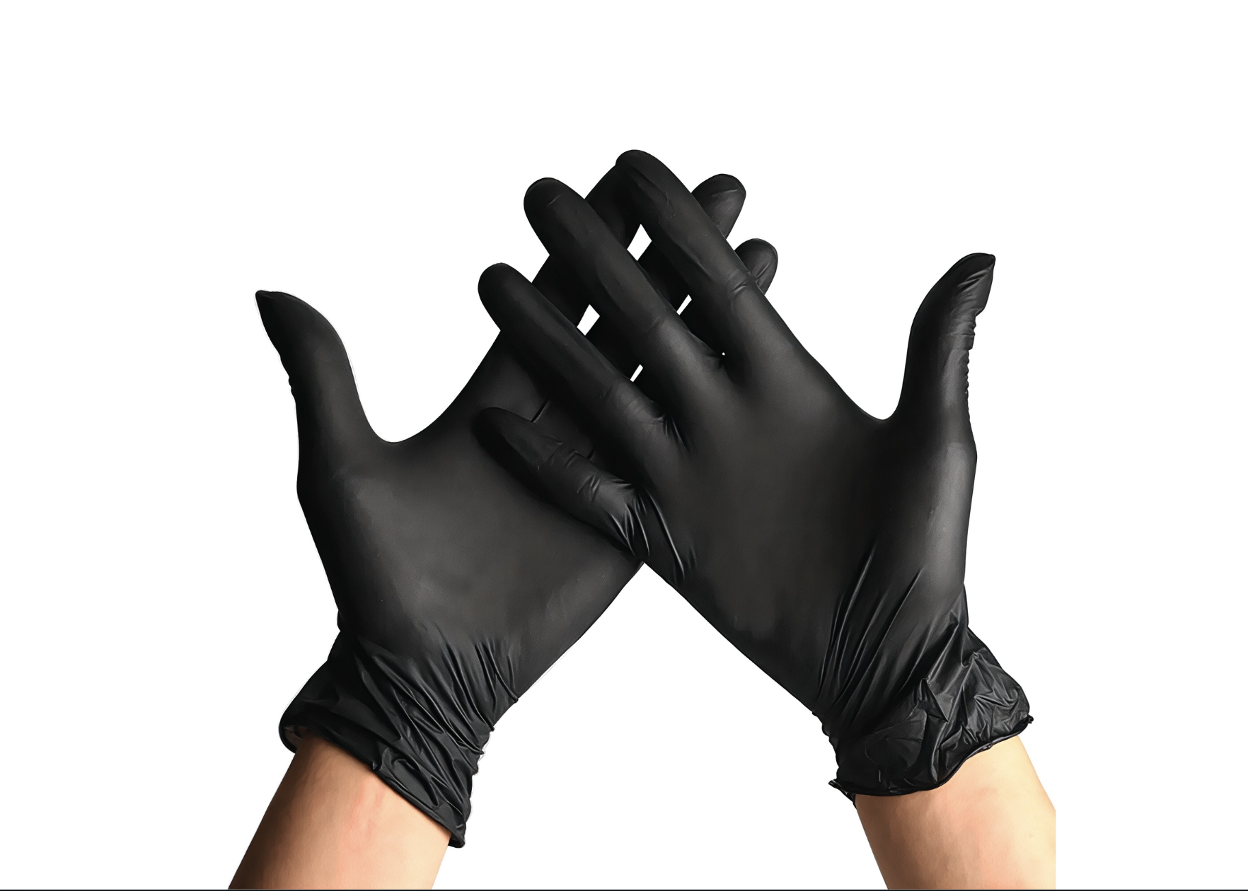 All Sizes Nitrile Black Gloves