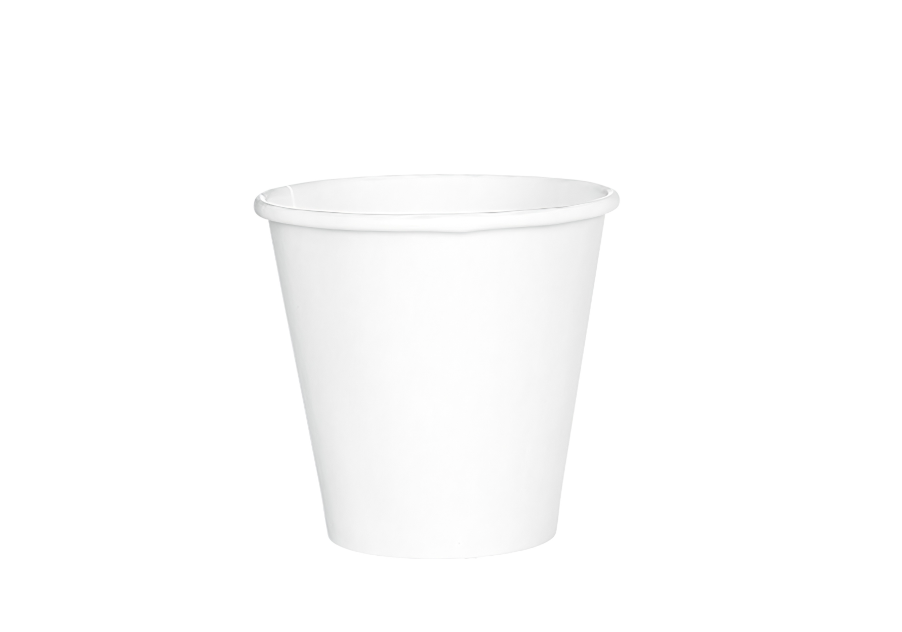 90mm Single Wall Paper PLA Coated Cup (White)