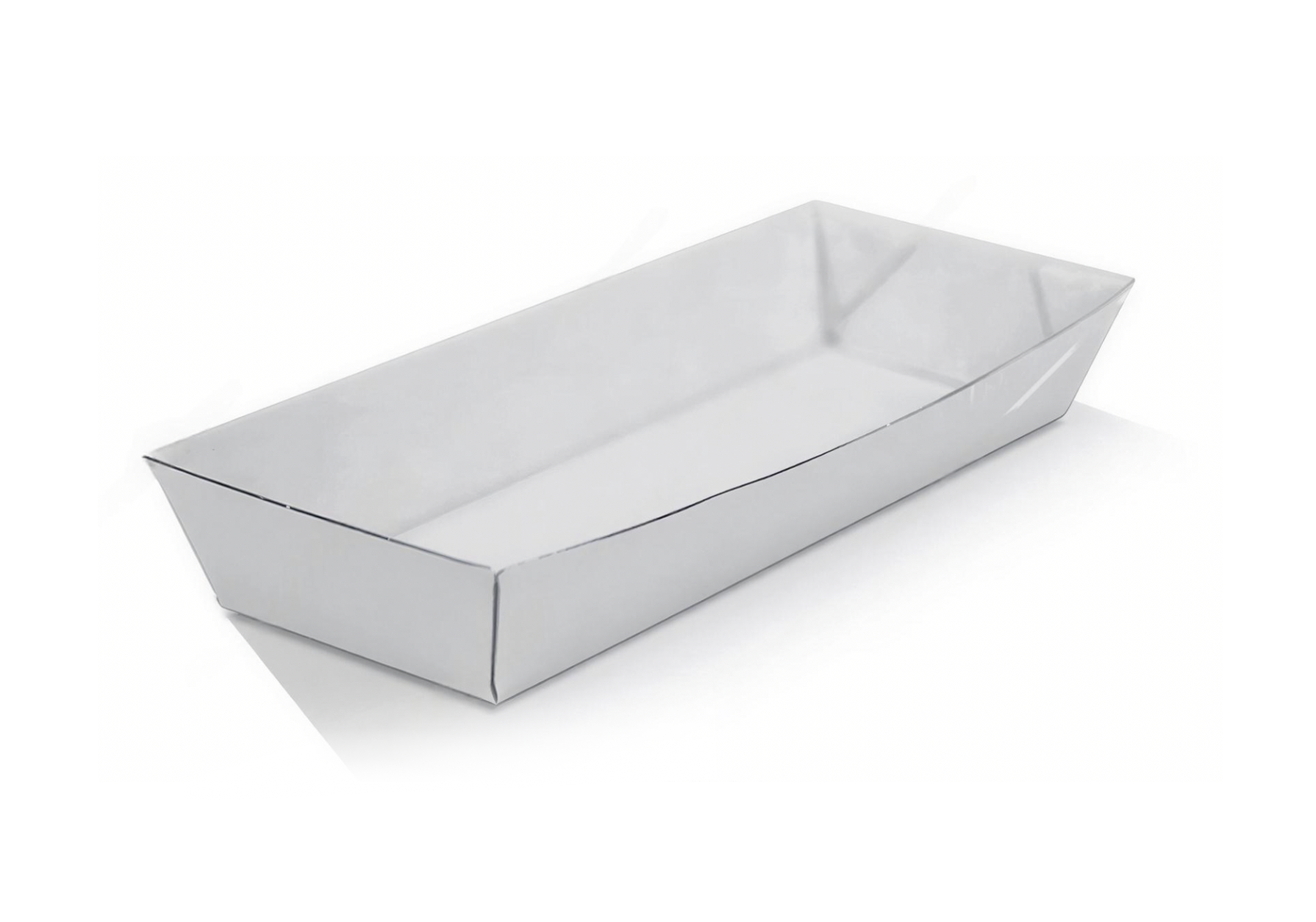 White Corrugated Tray Hot Dog