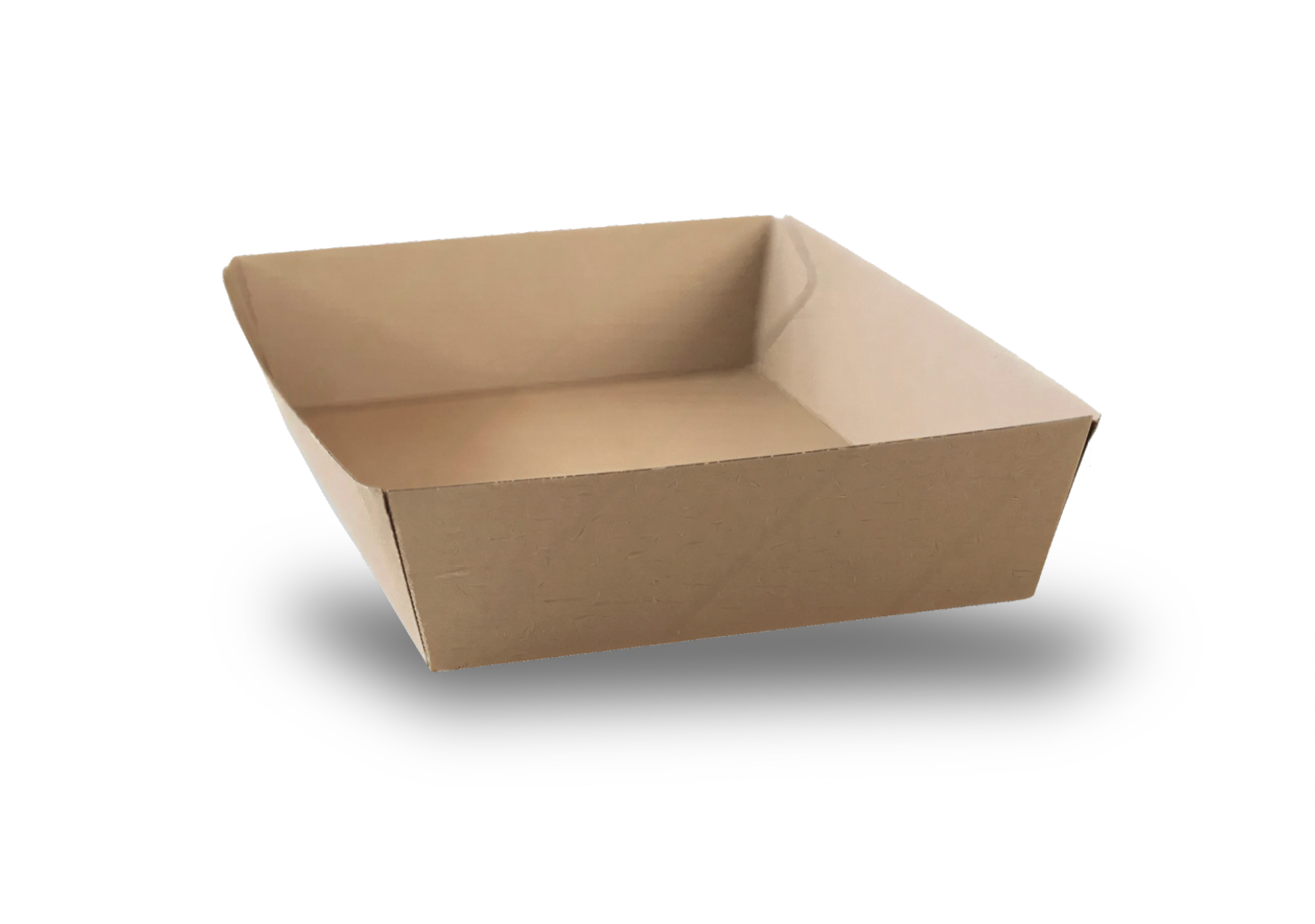 Tray Large Plain/Brown