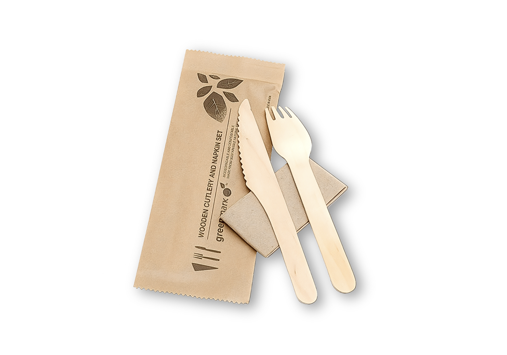 Economy 6" Fork/Knike/Napkin Cutlery