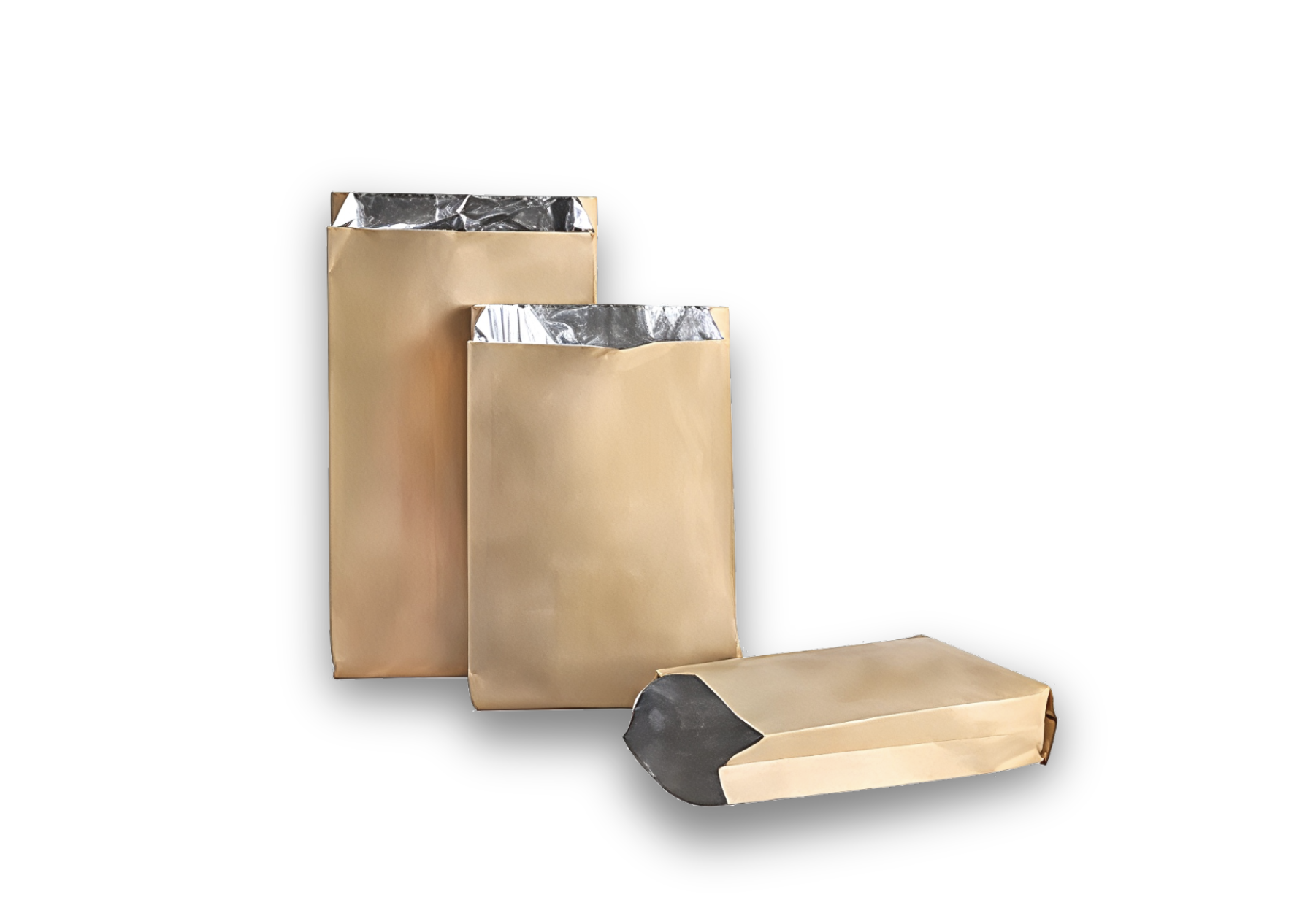  Plain Foil Chicken Bags (Brown)