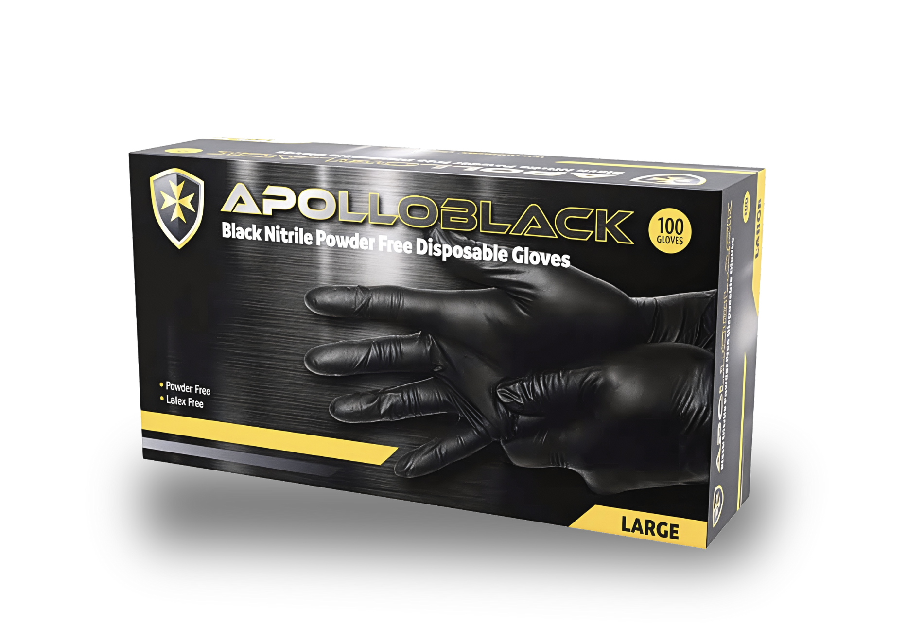 All Sizes Nitrile Black Gloves