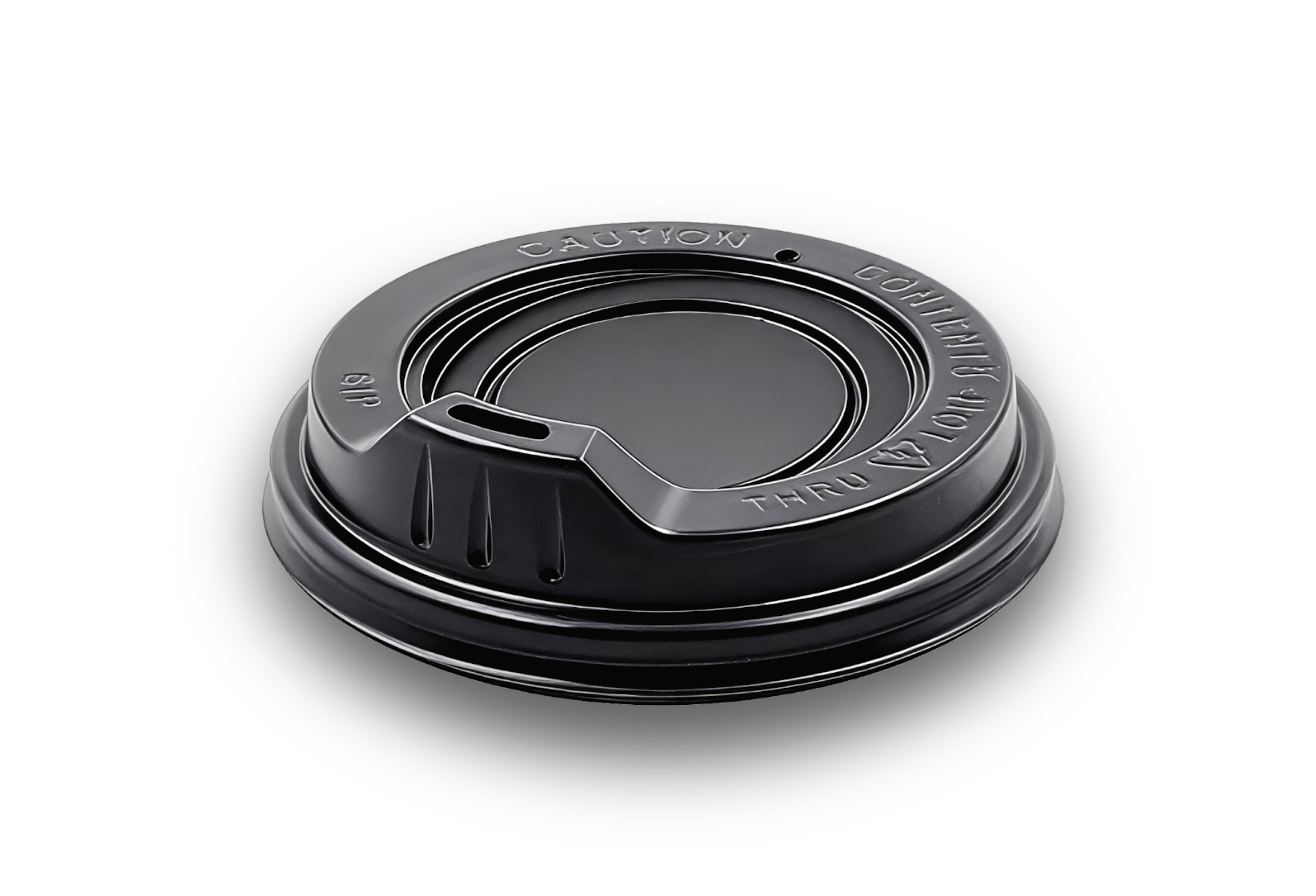 PLA Coffee Lids (Black)