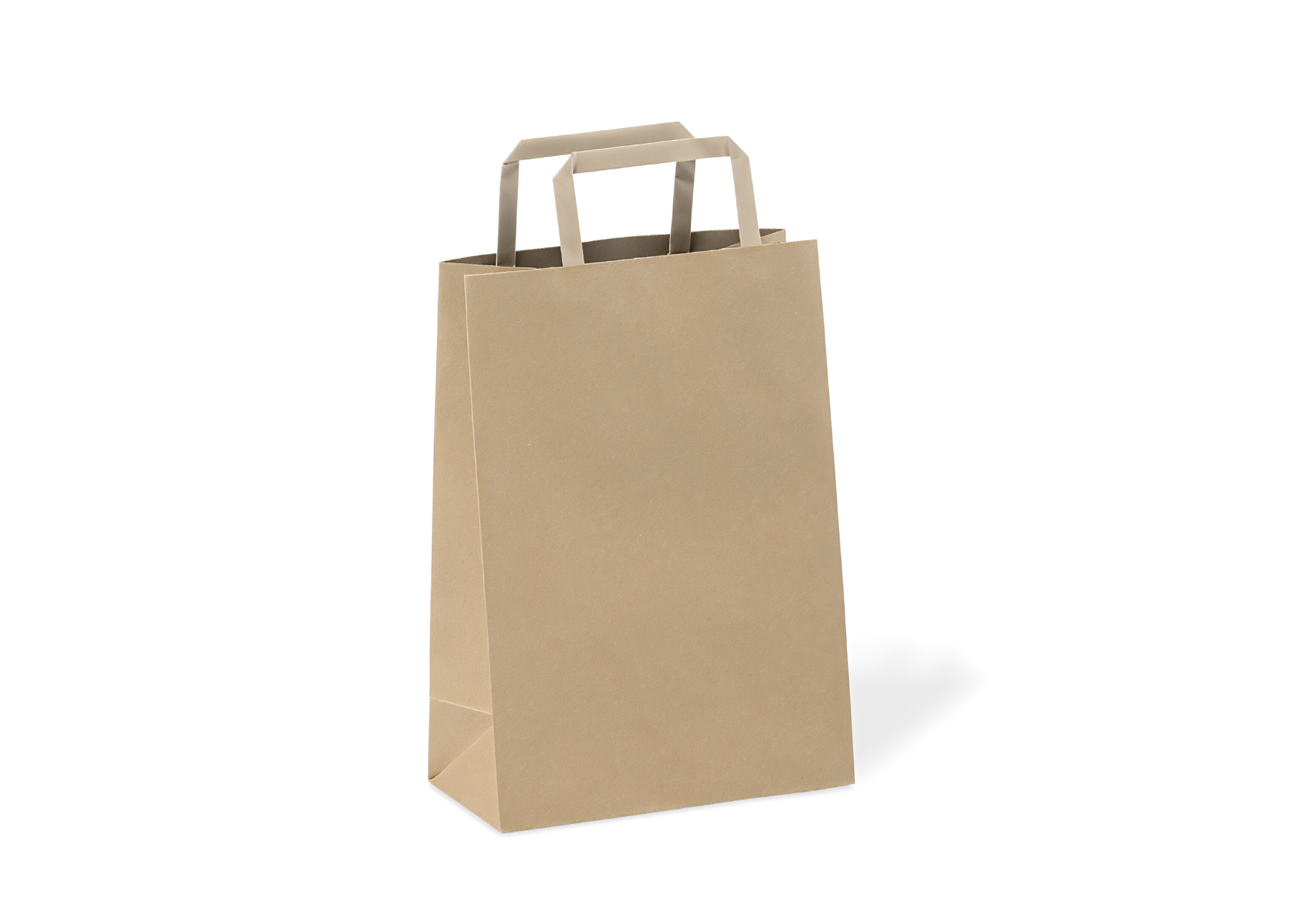 Brown Kraft Bags / Flat Paper Handle 