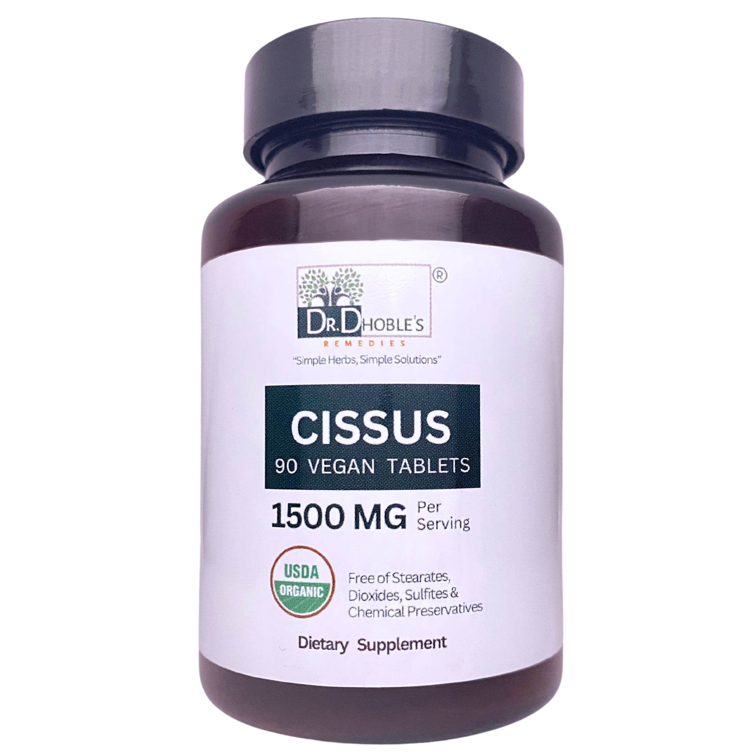 Cissus Quadrangularis Supplement, Made Uniquely with Nature's Glue, Joint Support, Supplements Bone, Ligament, Cartilage and Tendon, No Extract, USDA Organic 90 Vegan Tablets
