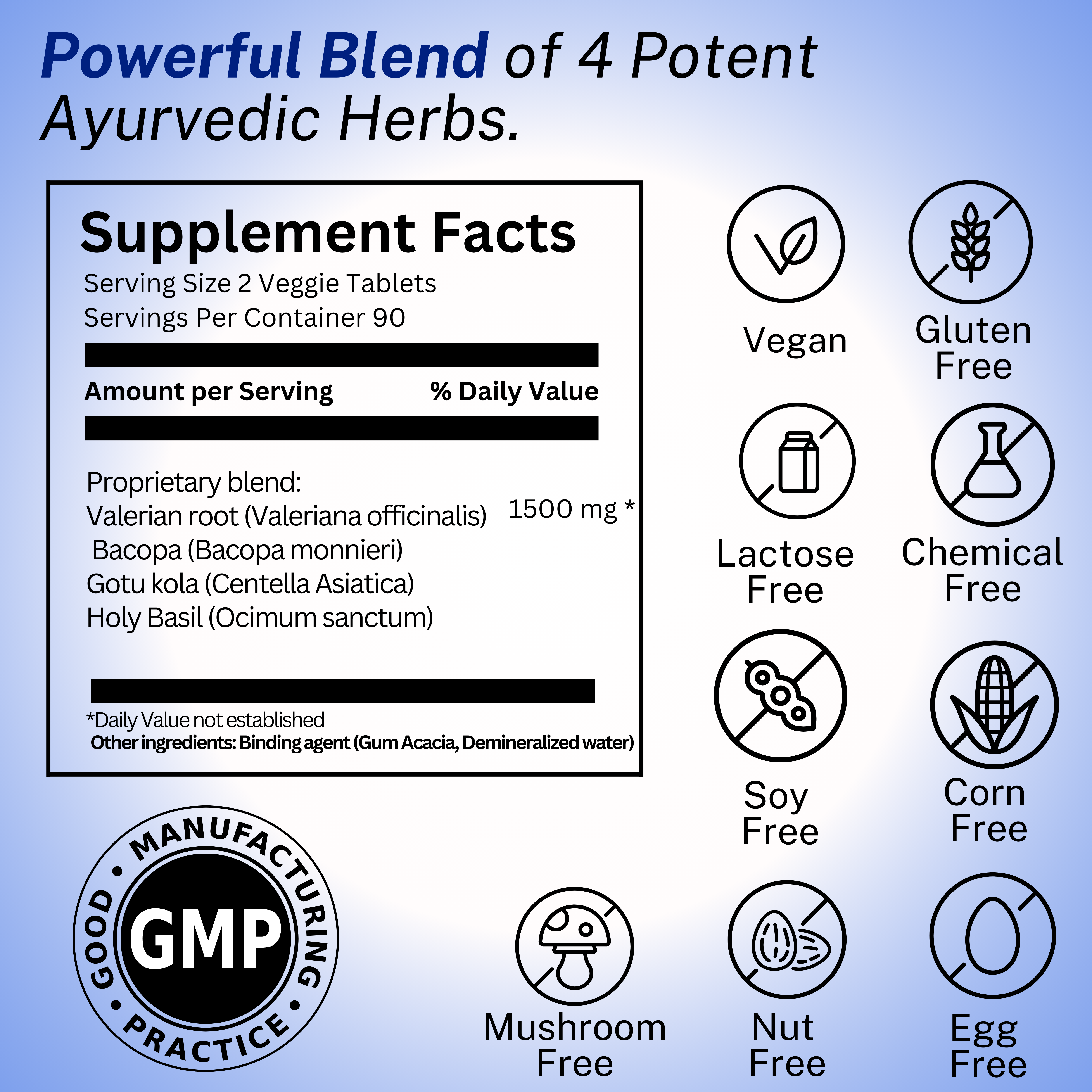 Dr. Dhoble's Remedies Valerian3, MD Made Advanced Valerian Root Delivery Supplement - Enhanced Efffectiveness with 3 Herbs, Herbal Sleep Aid, Non-Habit Forming, No Melatonin, No Extract 90 Vegan Pills