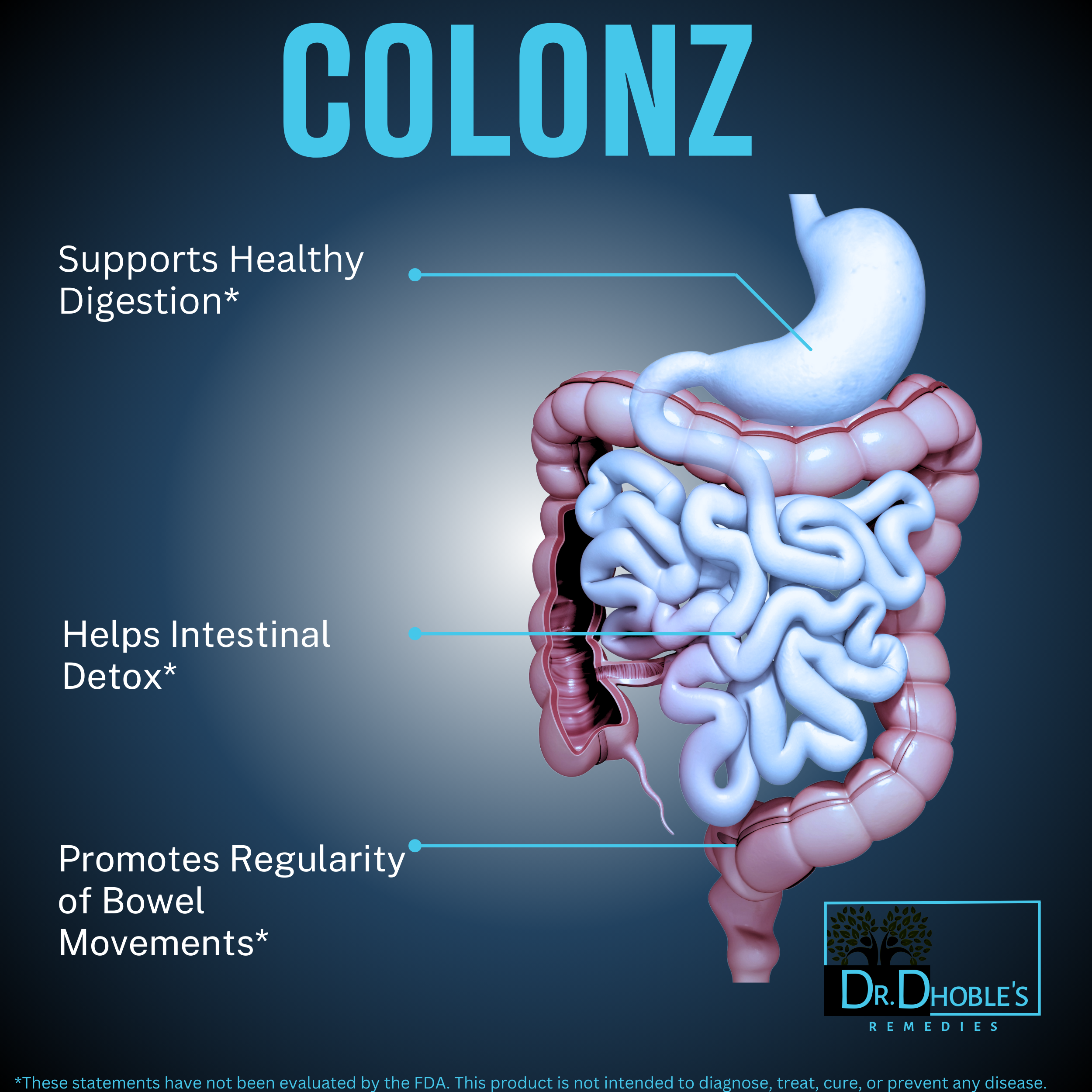 ColonZ: MD Formulated 15 Day Cleanse with Cape Aloe, Herbal Colon Cleanser & Detox – Helps Occasional Constipation, Bloating Relief, Remove Toxins, Broom, Detoxify, & Gut Health