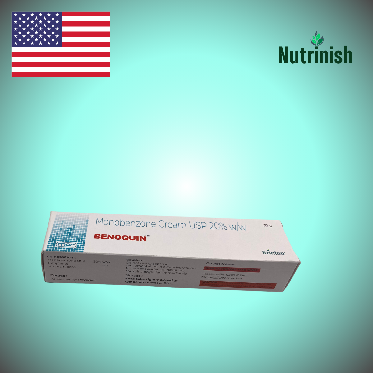 Benoquin Supports Skin Depigmentation Cream