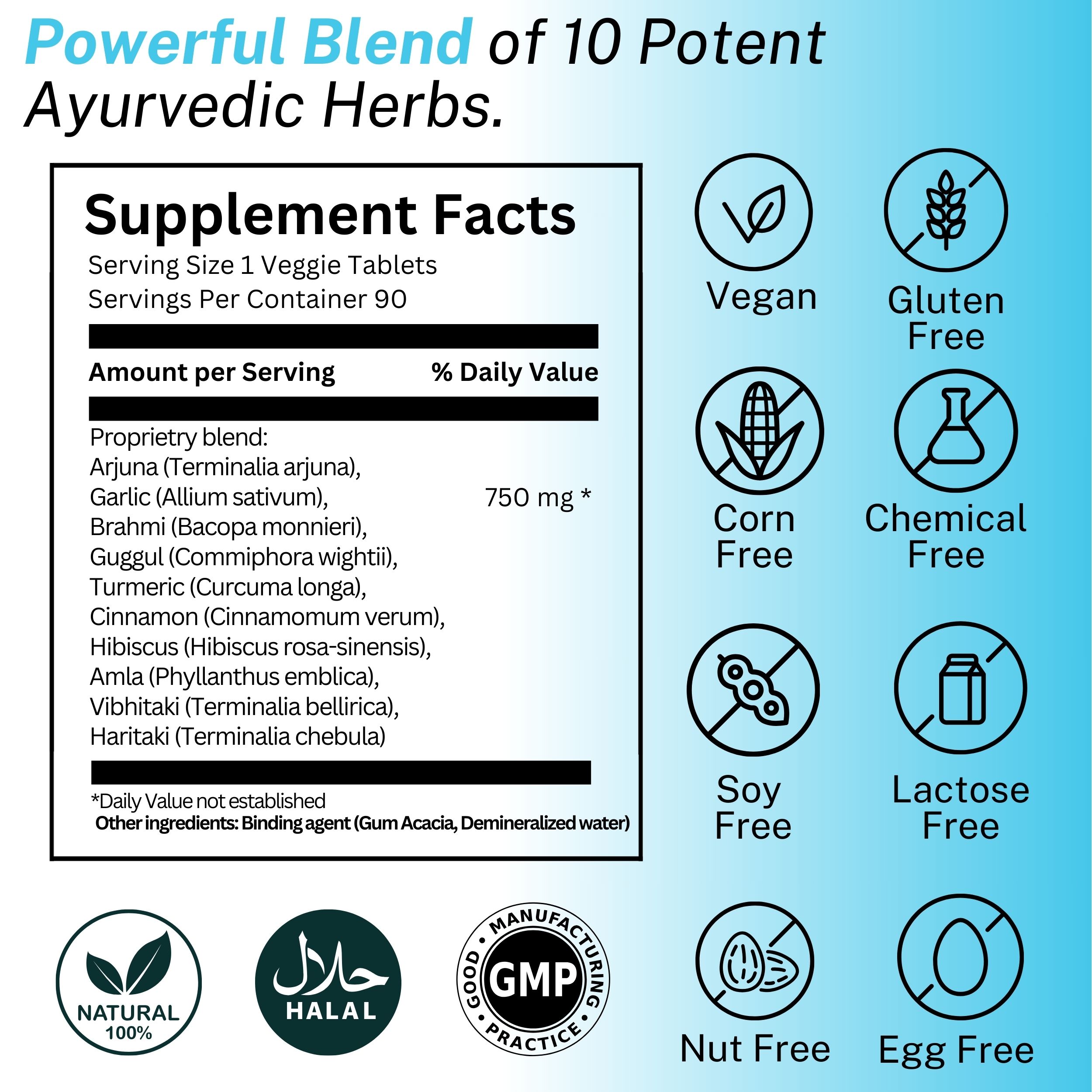 Dr. Dhoble's Remedies MD Made Heart Health Supplement Formula -10 Herbs, Support Healthy Blood Flow, Cardiovascular Wellness, Supplements Circulation, Help Dissolve Plaque in Arteries, 90 Vegan Pills