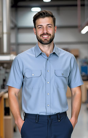 Camisa laboral ACADEMY m/c