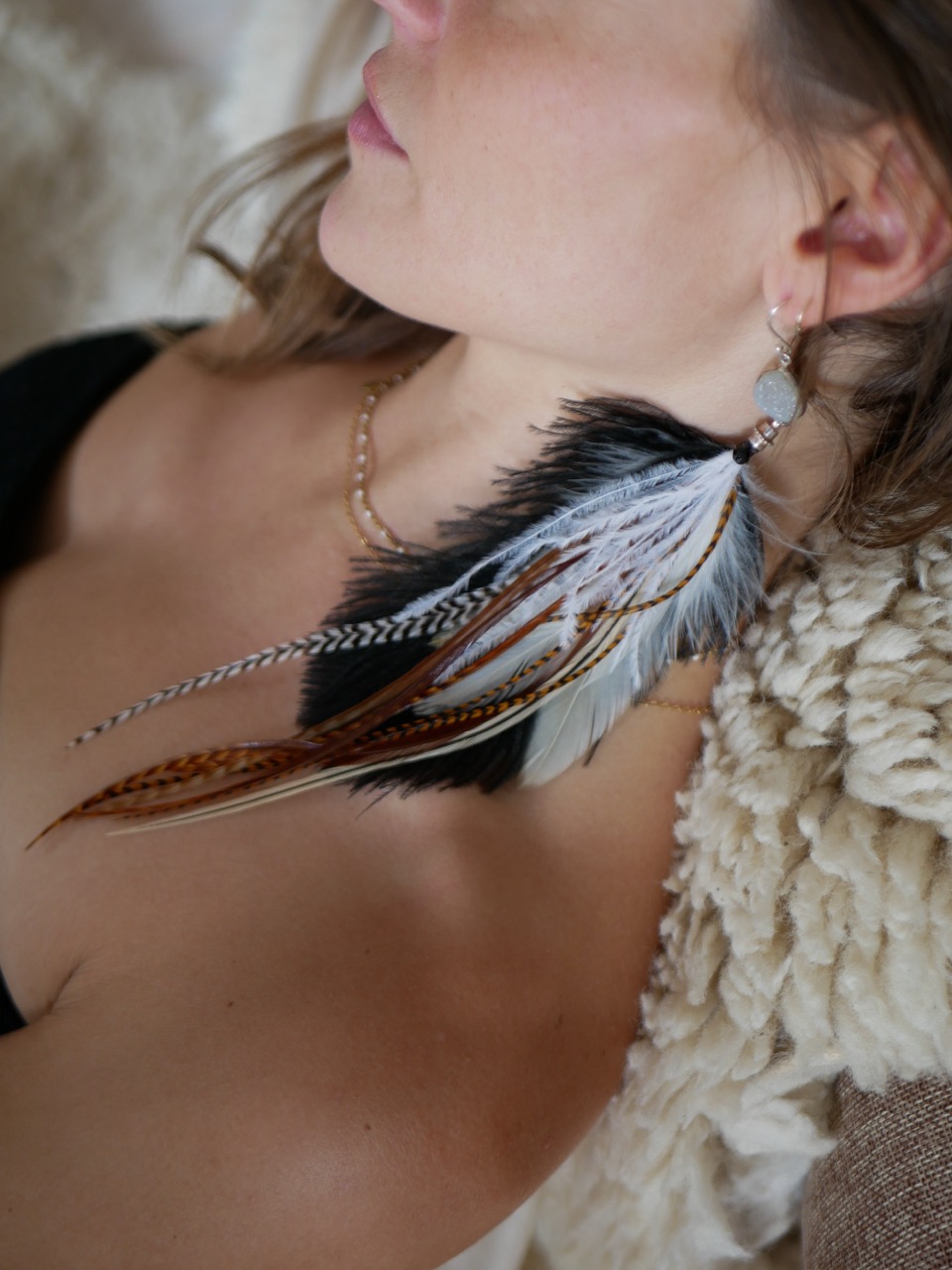 Plumette Naturelles et Pierre semi-précieuse