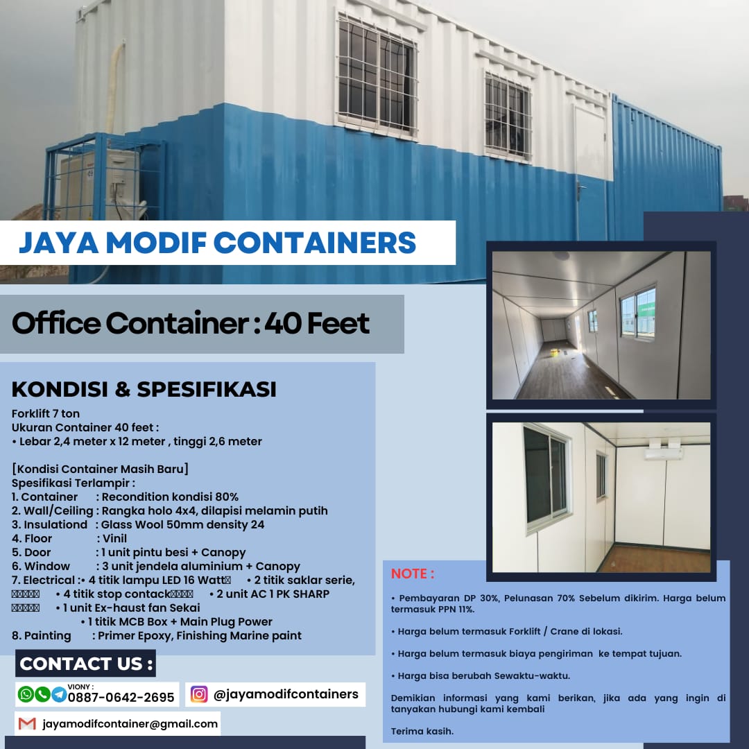 Container Office 40Feet 71jt