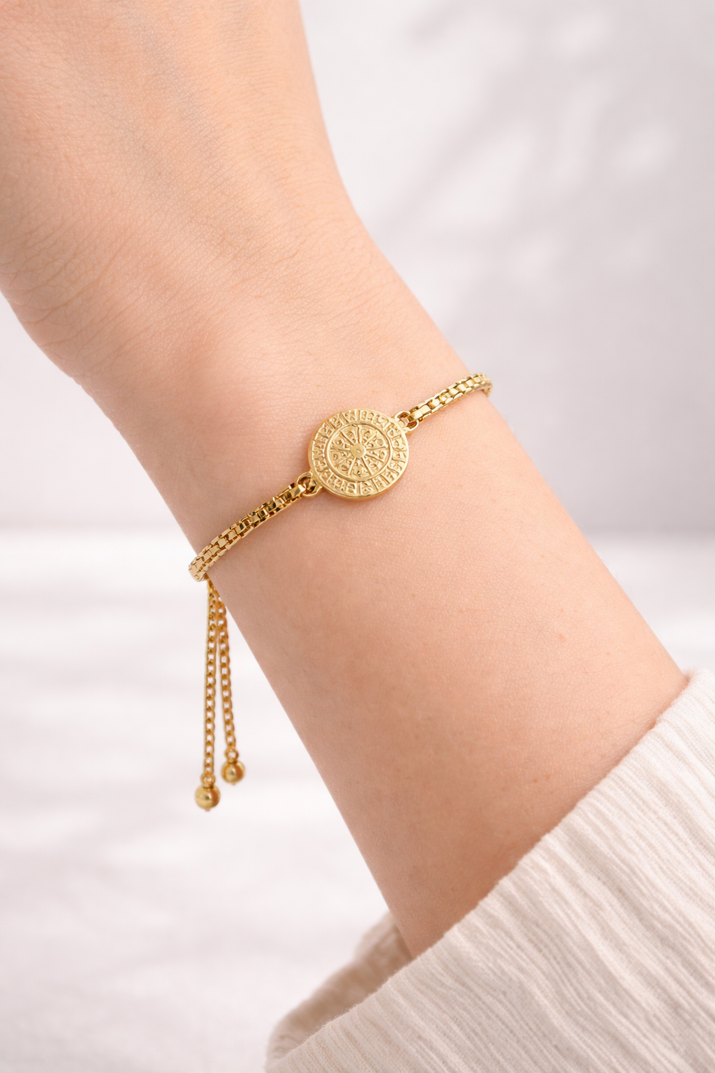 Pulseira de aço Medalha