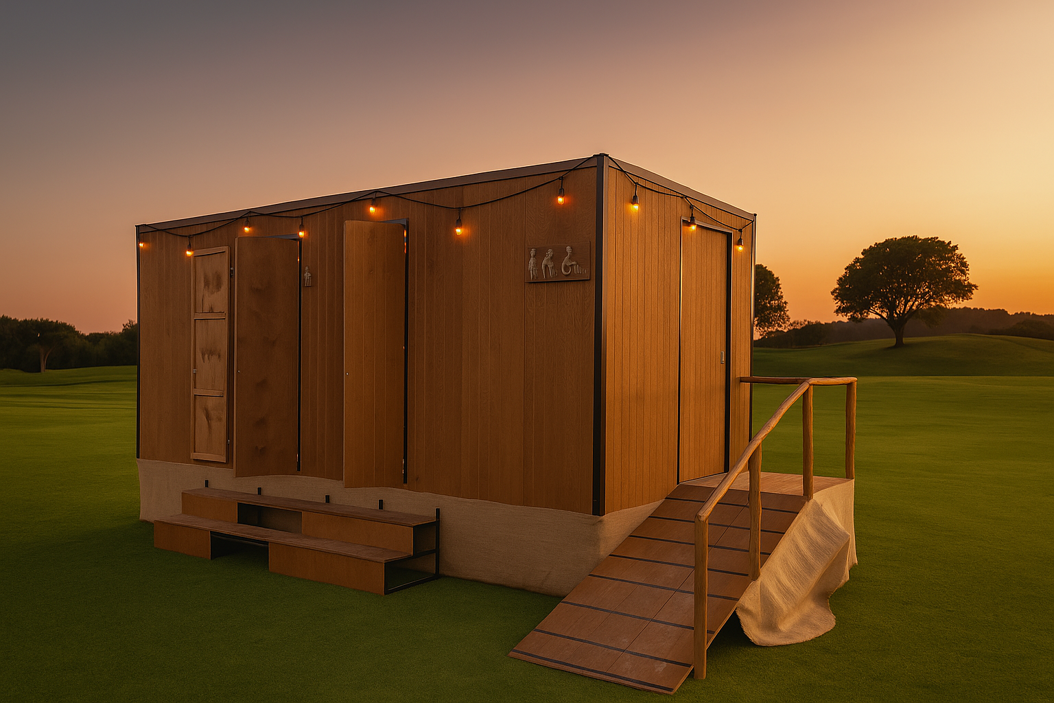 Baño de Lujo para Eventos