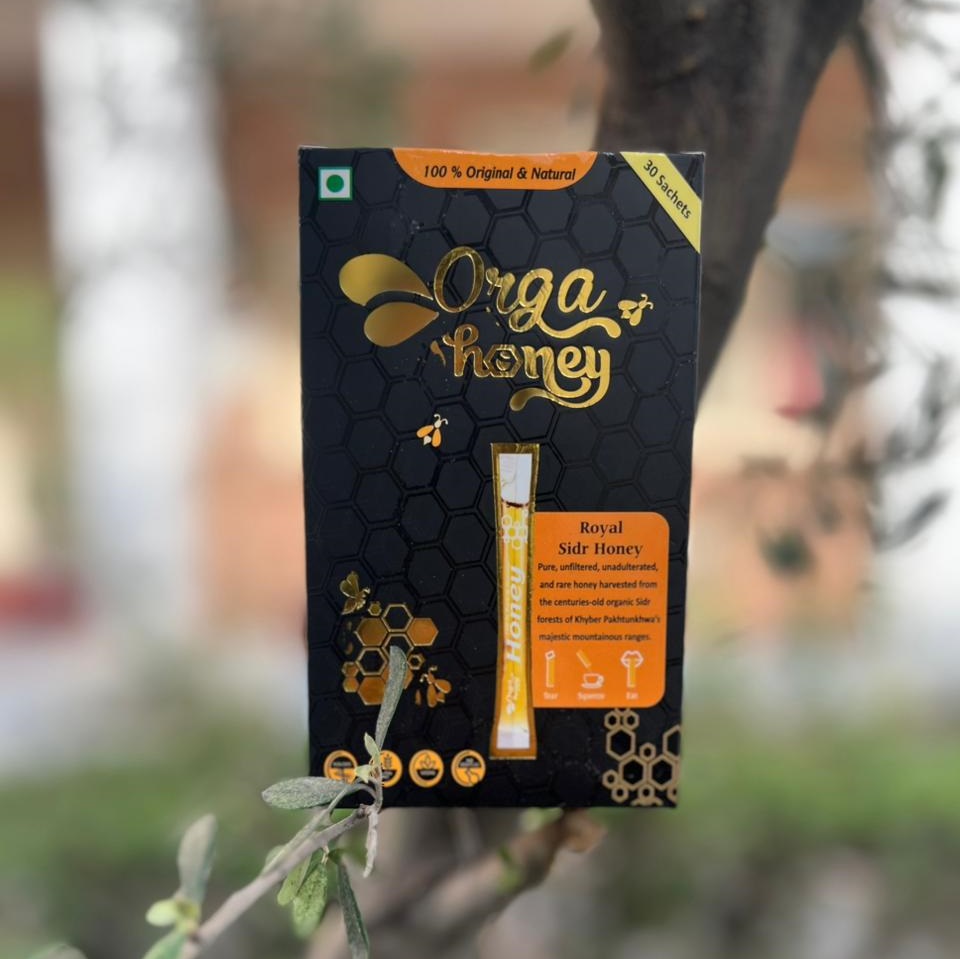 Orga Royal Sidr Honey Sachet Pack (30 Sachets)