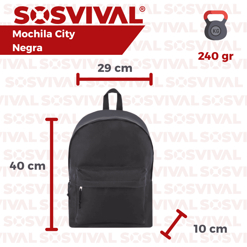 Mochila City Negra