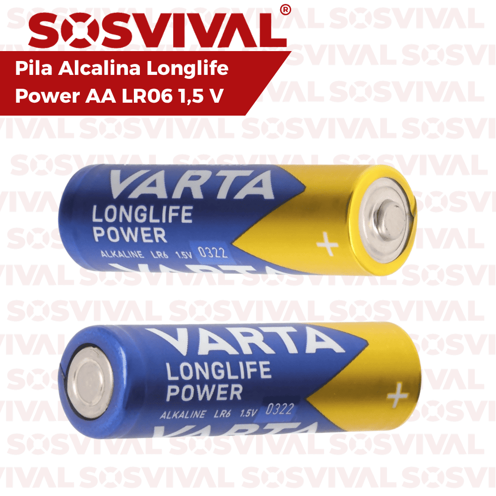 Pila Alcalina VARTA Longlife Power AA LR06 1,5 V