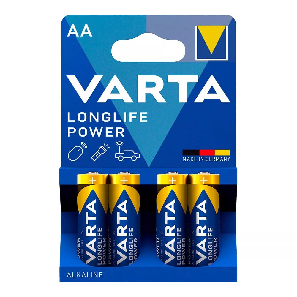 Pila Alcalina VARTA Longlife Power AA LR06 1,5 V