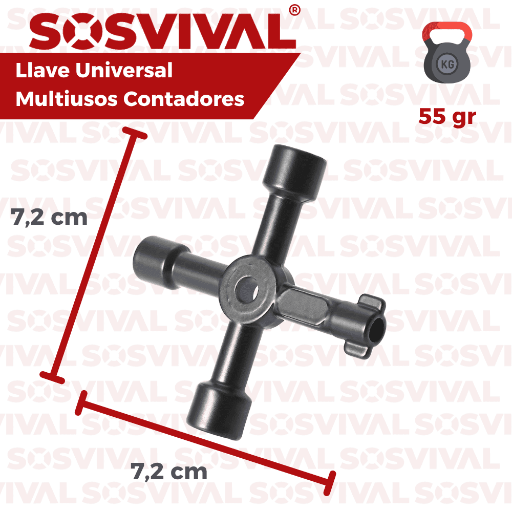 Llave Universal Multiusos Contadores