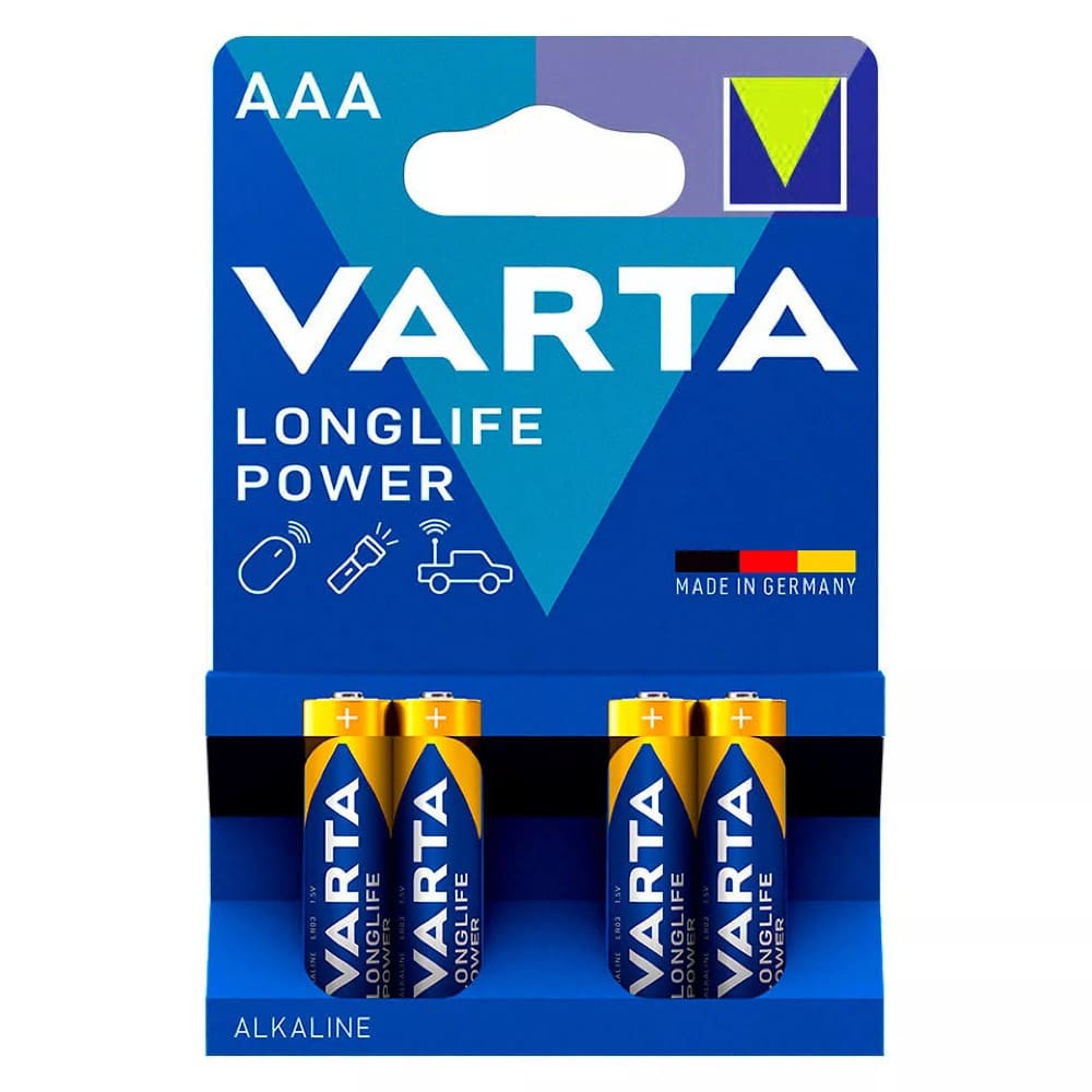 Pila Alcalina VARTA Longlife Power AAA LR06 1,5 V