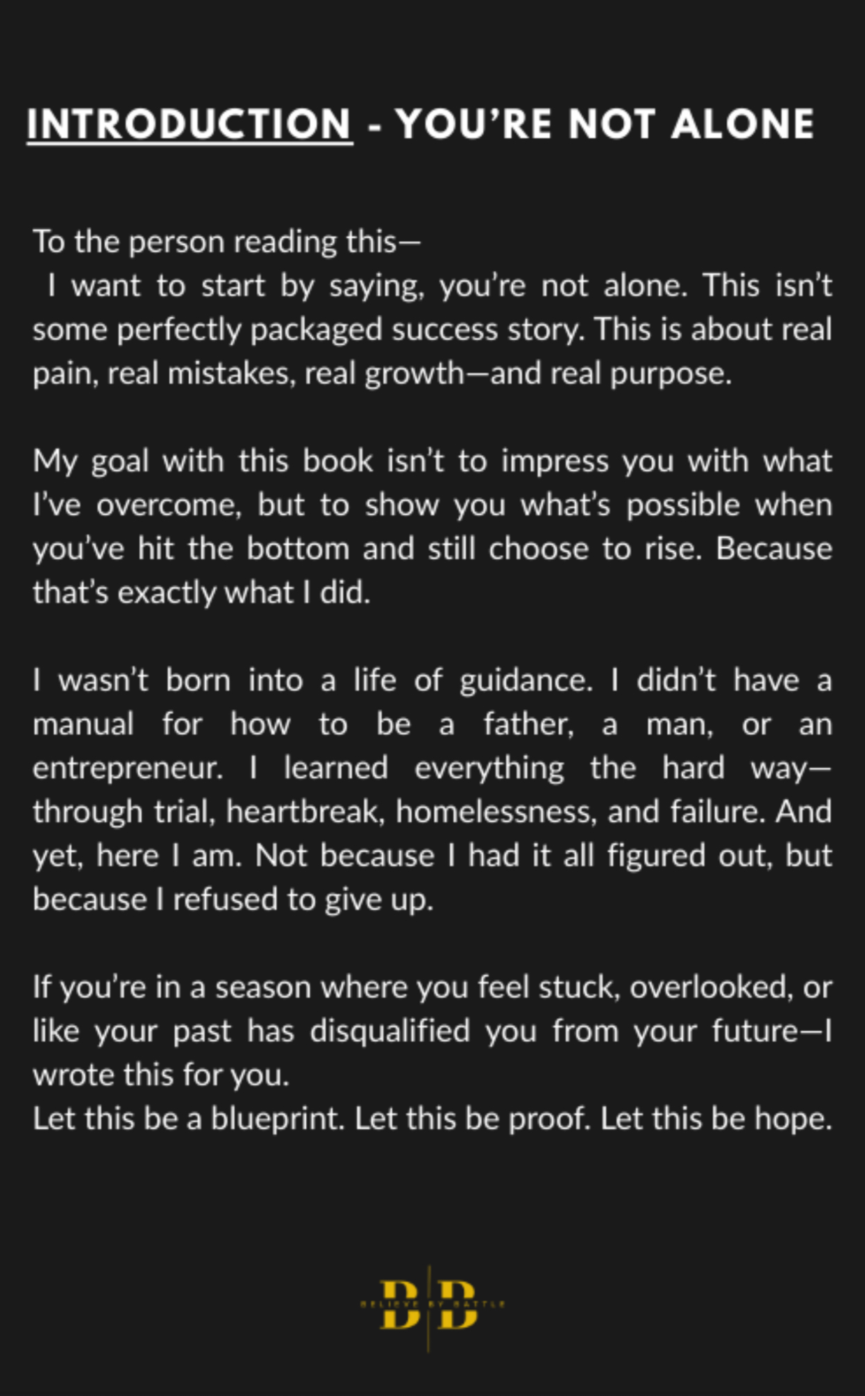 How I Turned My Pain Into Purpose