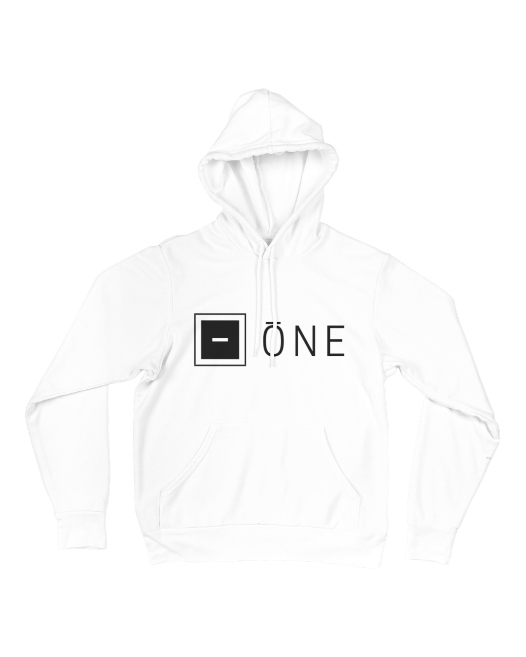 ŌNE Logo White Hoodie