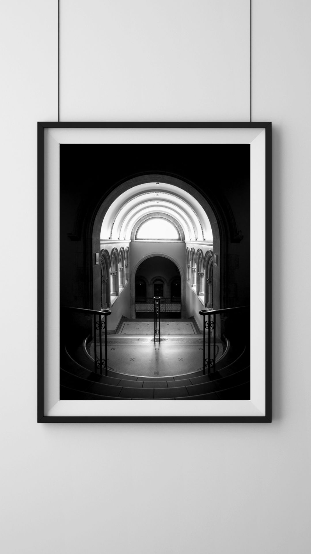 The Arches of a Museum Staircase
