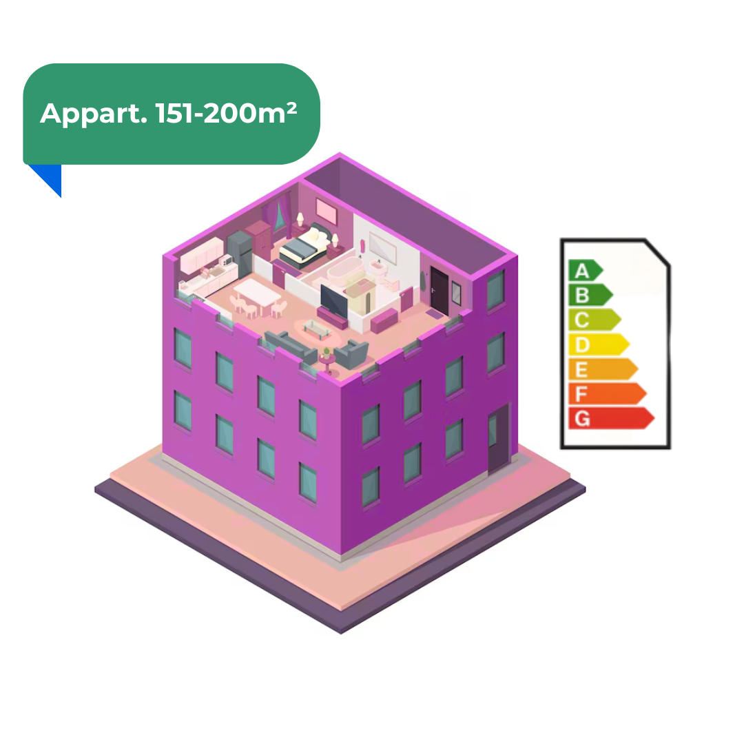 PEB - Appartement de 151 à 200m²