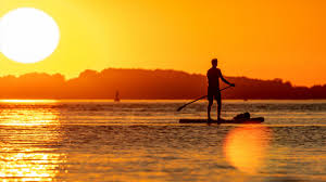 Balade sunset paddle