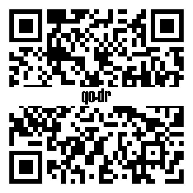 QR personal .formato electrónico . SVG
