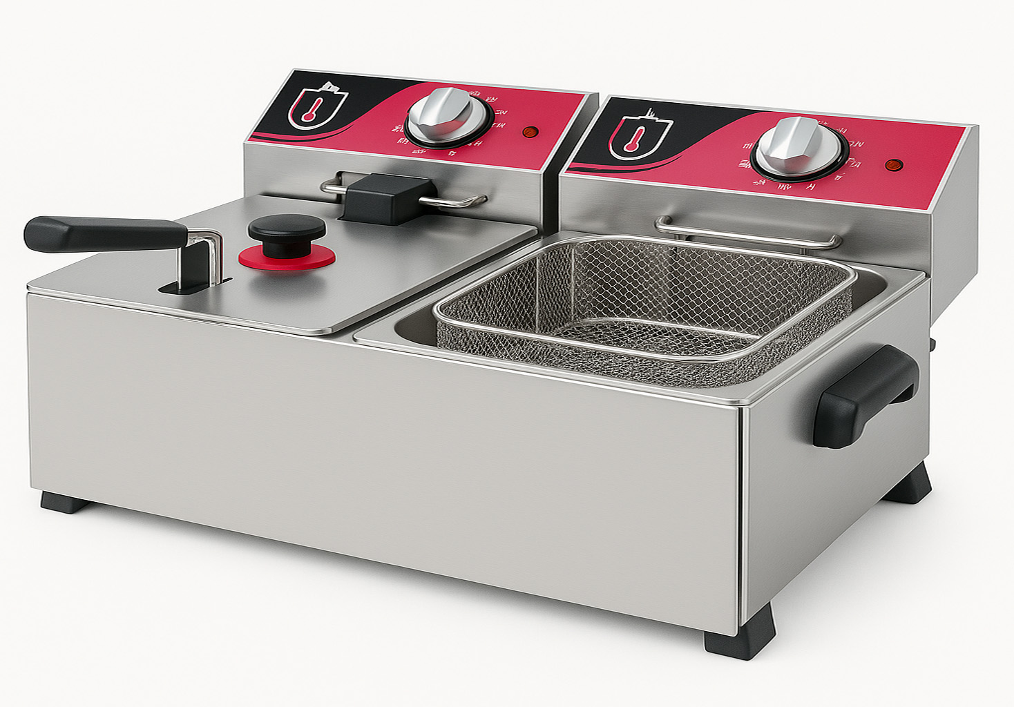 5 + 5 Friteuse électrique professionnelle