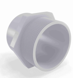 Finolex PVC Plain Male Threaded Adapter Size ½x½ Inch to 6x6 inch