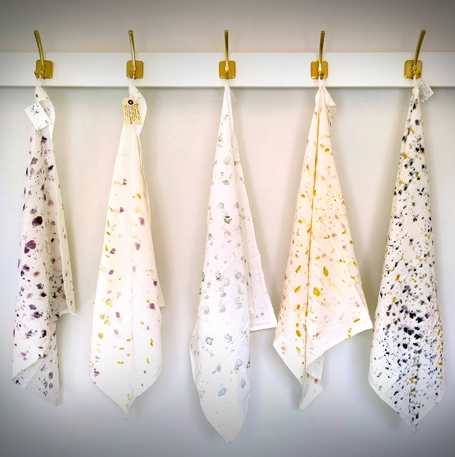 Handcrafted Ecoprint Towels