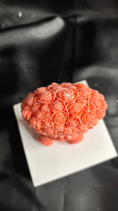 🧸🌸 Bougie Fleurs & Ours – Senteur Cranberries