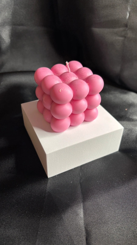 🍒🫧 Bougie Bulles – Senteur Cerise