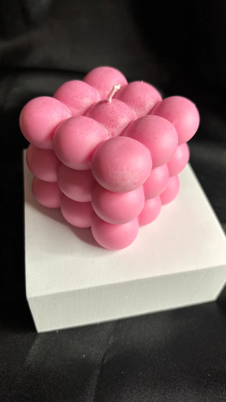 🍒🫧 Bougie Bulles – Senteur Cerise