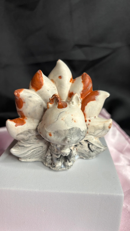 🐿️ Écureuil en jesmonite – Création artisanale