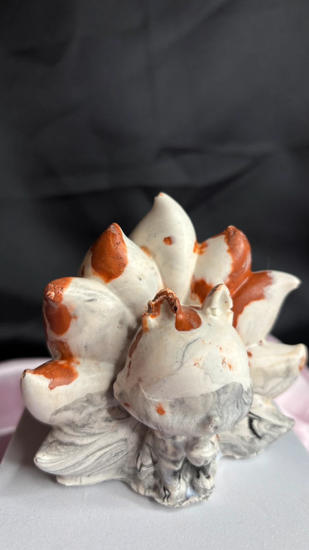 🐿️ Écureuil en jesmonite – Création artisanale