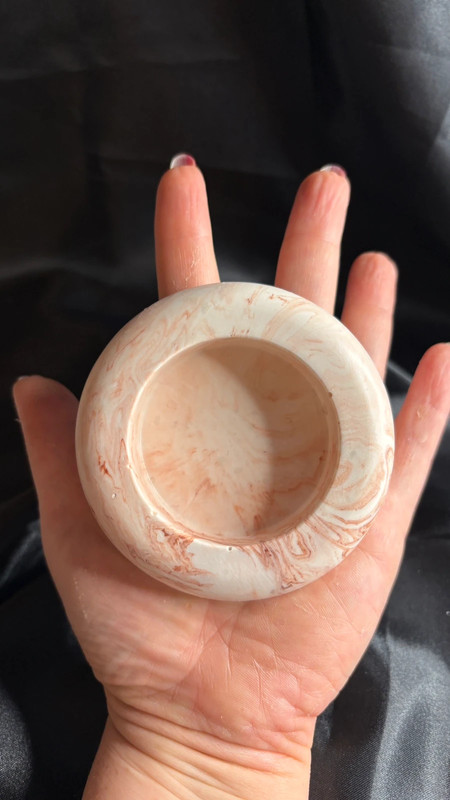 🕯️ Bougeoir en jesmonite fait main