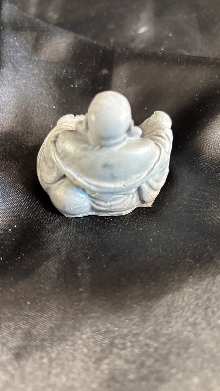🧘‍♂️ Bouddha en jesmonite – Gris