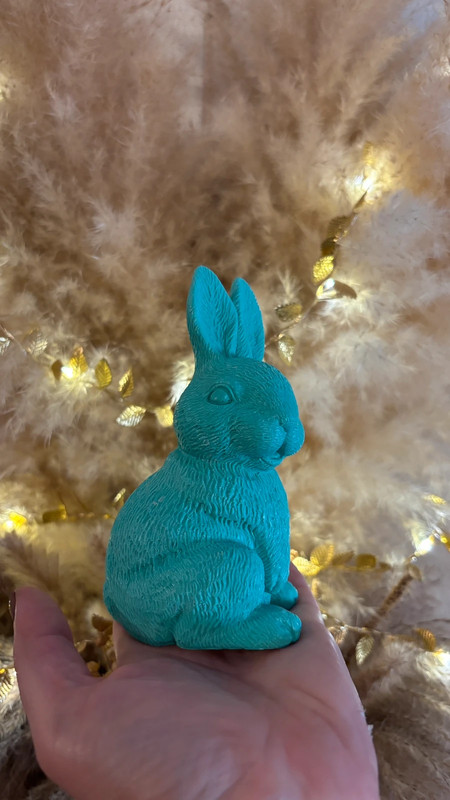 🐇 Lapin en jesmonite – Fait main